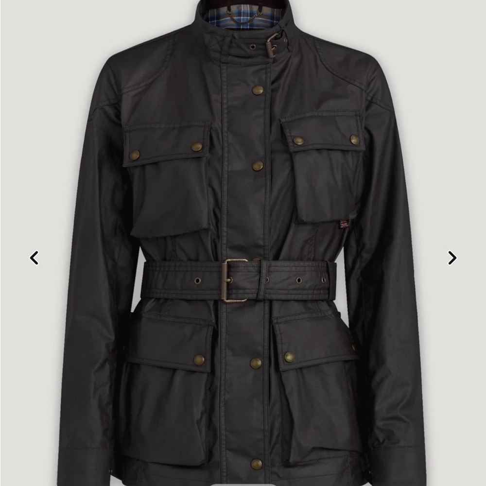 Belstaff Trialmaster Waxed Jacket - Black